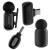 Ulanzi A200 Mini Mic (czarno-biały) - bezprzewodowy zestaw audio, 2x mikrofon (odbiornik USB-C, 24bit)